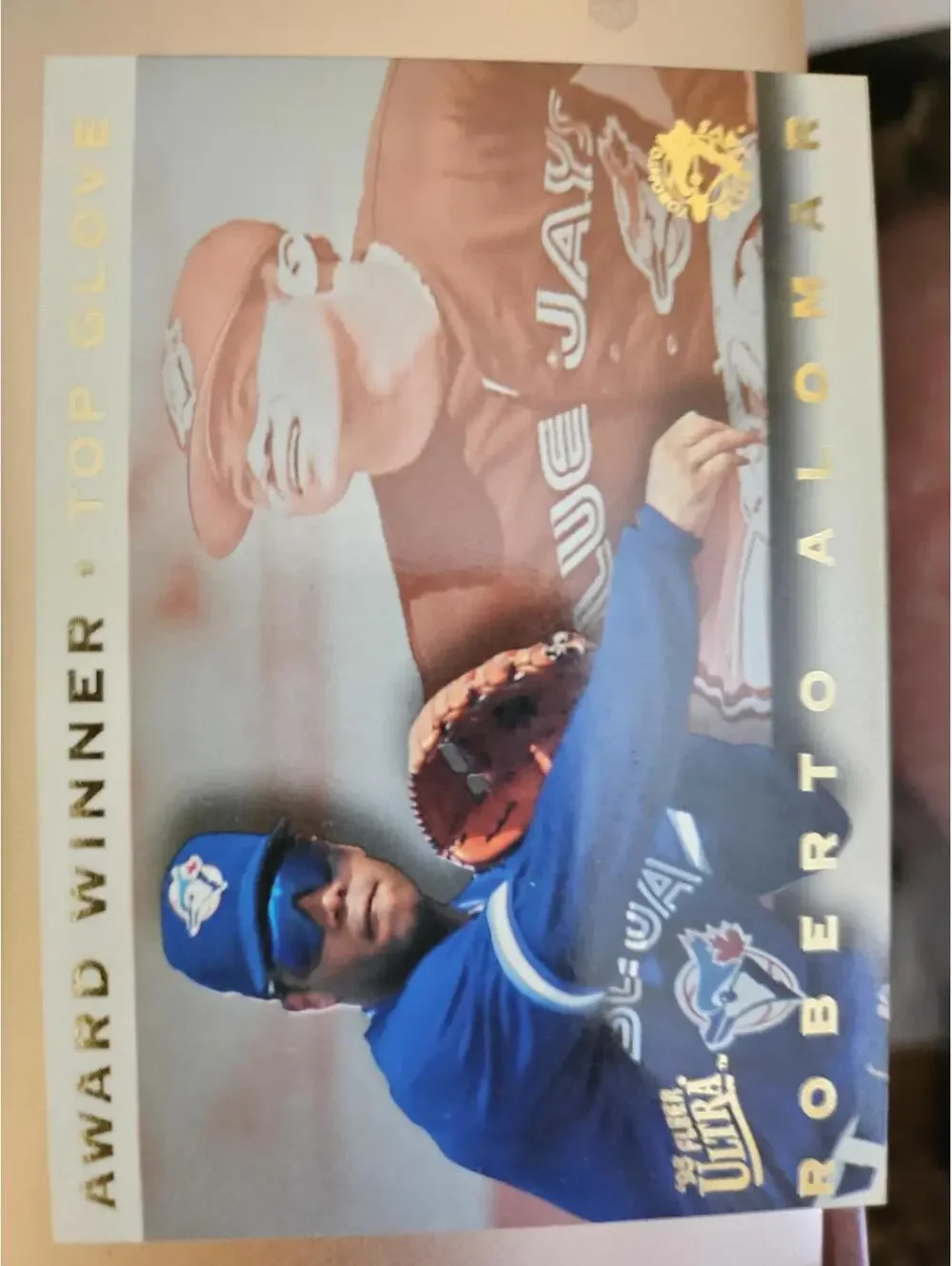 1995 Fleer Ultra #3 Roberto Alomar Award Winners Toronto Blue Jays 2P